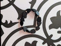 Abstract Black stretch bracelet
