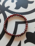 Garnet stretch bracelet