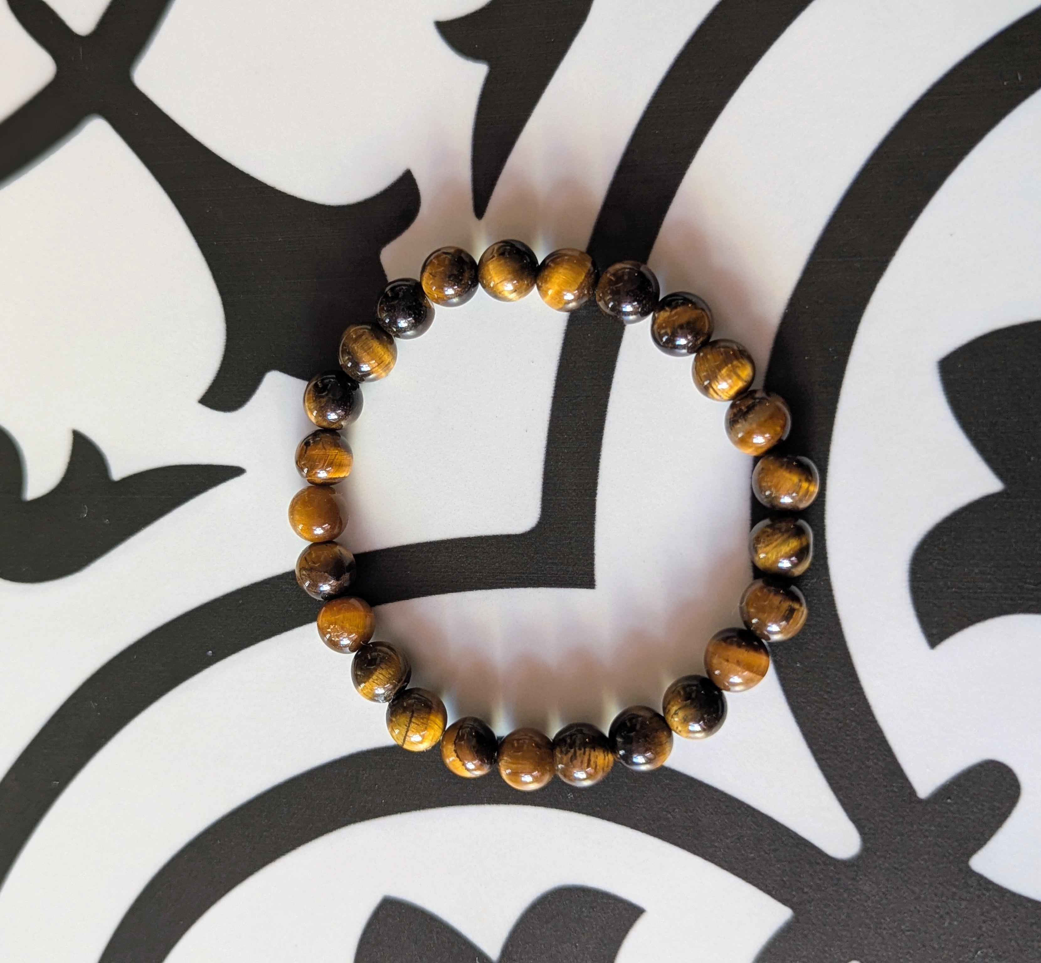 Brown Tiger Eye stretch bracelet