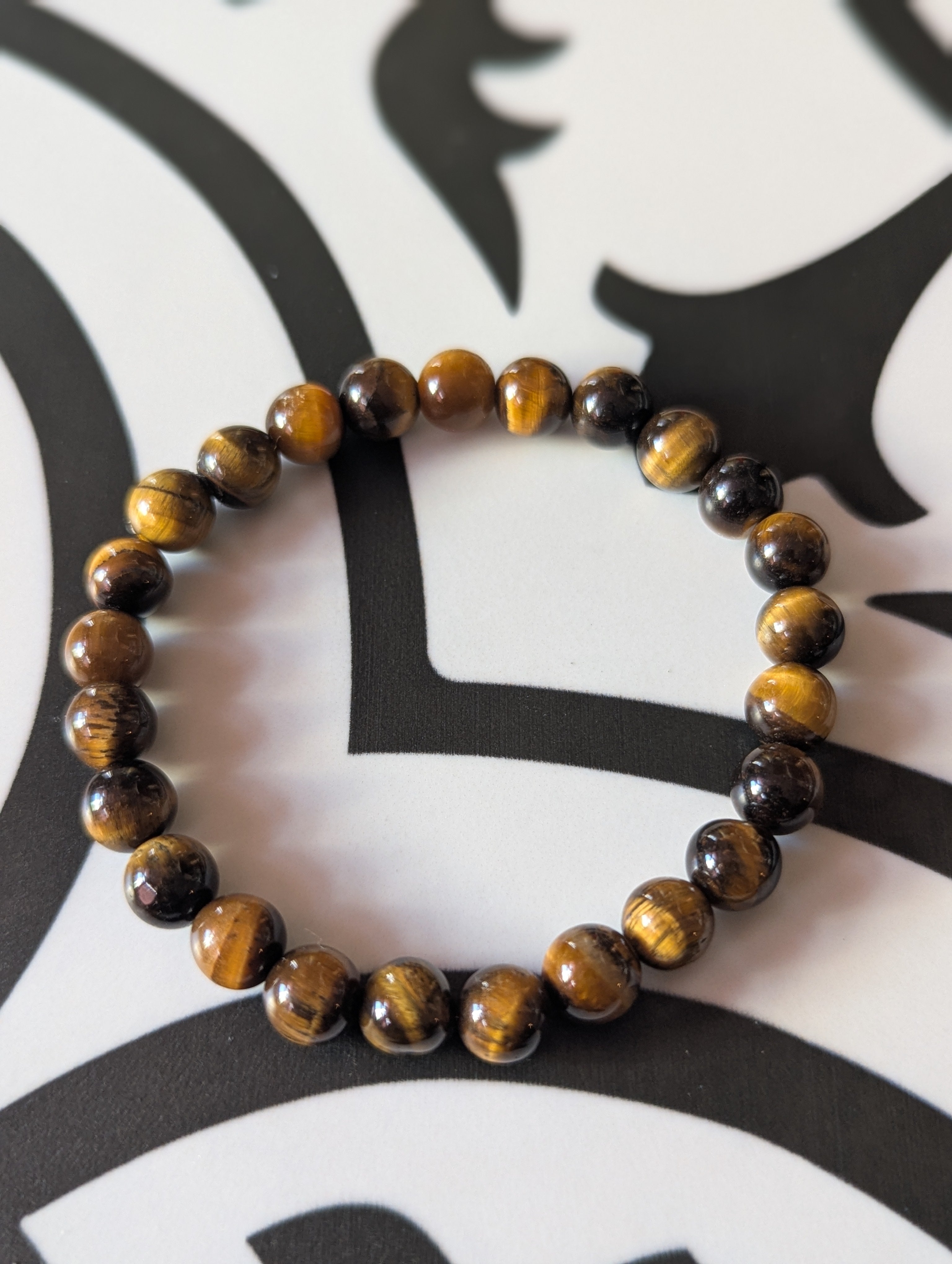 Brown Tiger Eye stretch bracelet