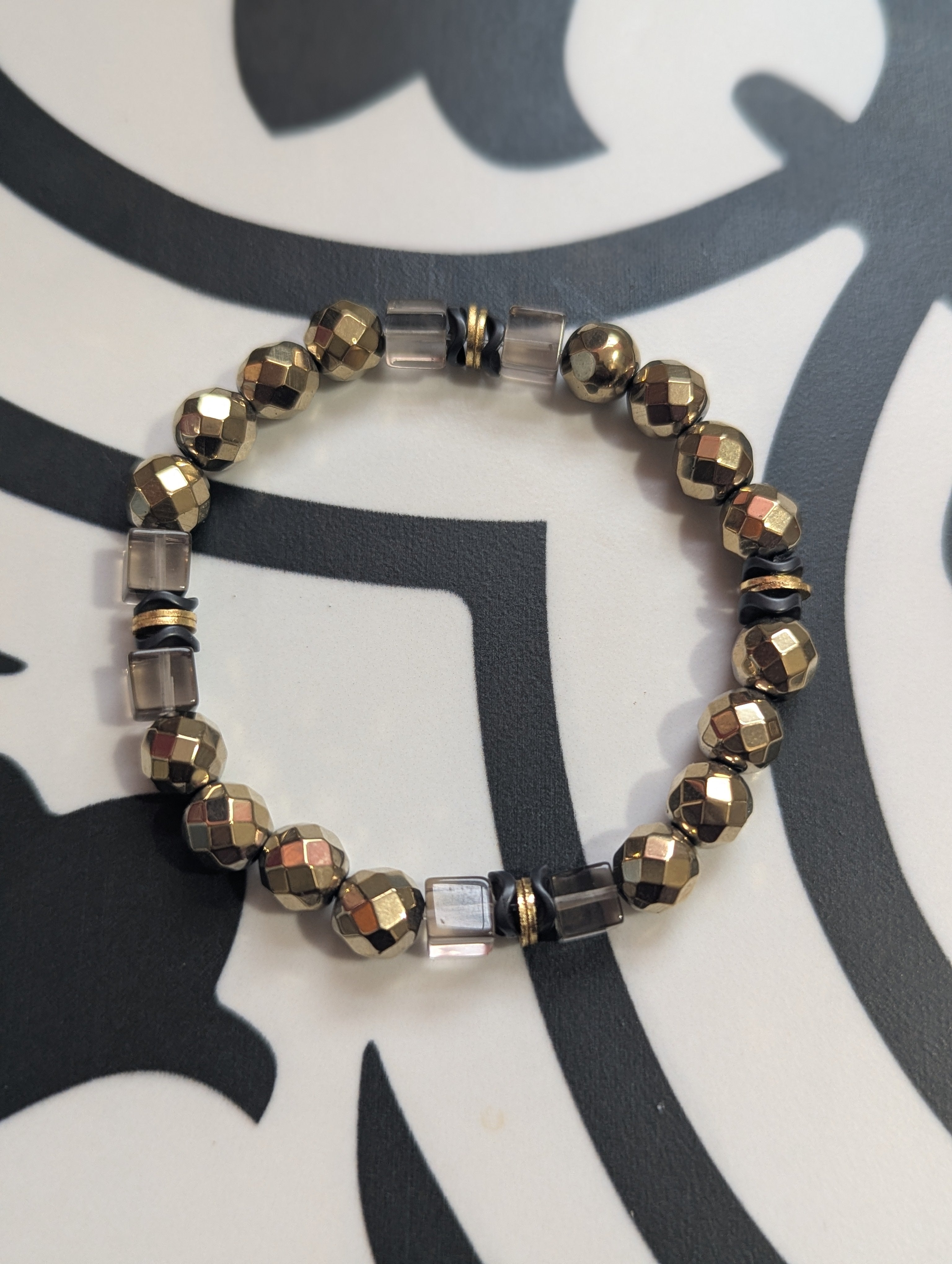 African Turquoise and Smoky Quartz